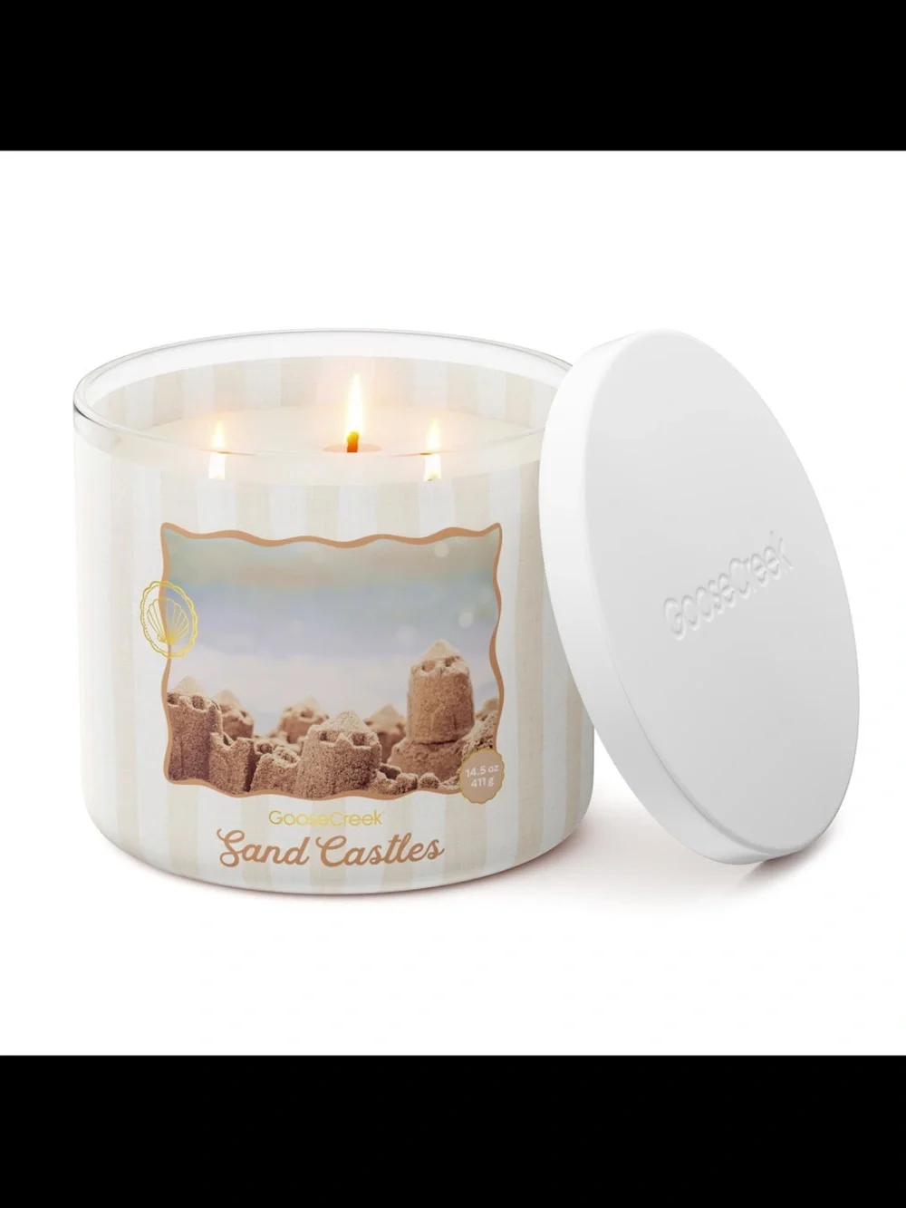 🏰 Sand Castles 3-Wick Candle NEW